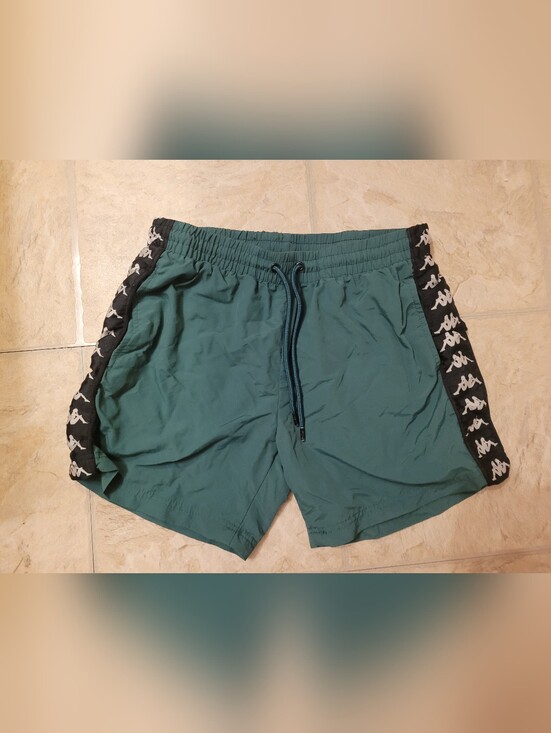 Kappa Other - Kappa Banda Coney Mens Drawstring Shorts Medium Green Mesh Pockets